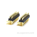 Conector de cabezal de clavija de 2,54 mm de doble fila 30P